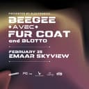 Electronica presents BeeGee AVEC Fur Coat and Blotto!